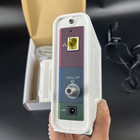 ARRIS SURFboard SB6190 Cable Modem 32 x 8 Gigabit DOCSIS 3.0 White with box - Picture 7 of 16